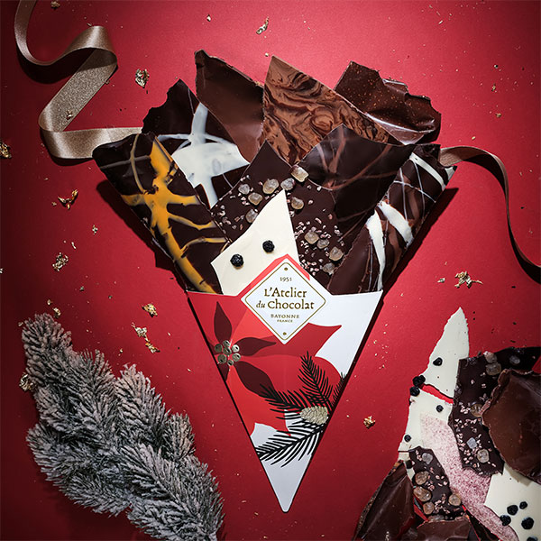 La tradition familiale de L'Atelier du Chocolat Chocolats Noël 2023