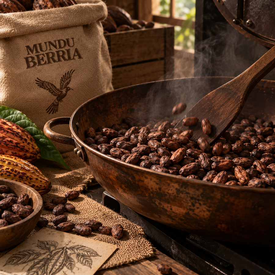Un projet engagé du cacao à la tablette  MUNDU BERRIA 